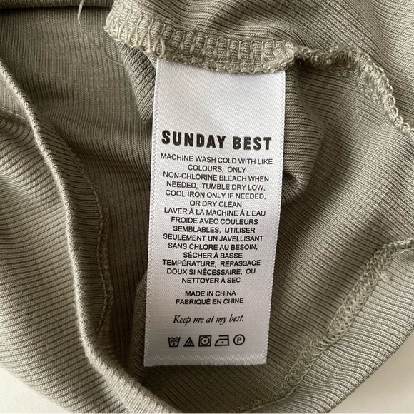 Aritzia Sunday Best Honor Tank in Dry Basil Green NWT - Picture 7 of 10
